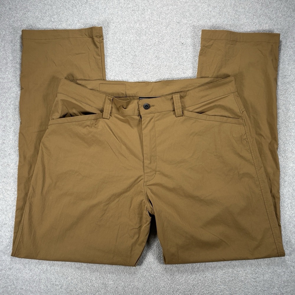 Goruck Men Simple Pants Size 38x32 Tough Dry Performance Nylon Blend Khaki